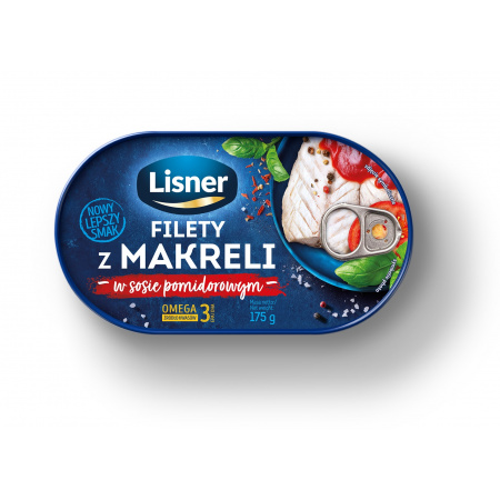 LISNER MACKEREL FILLETS IN TOMATO CREAM 175G