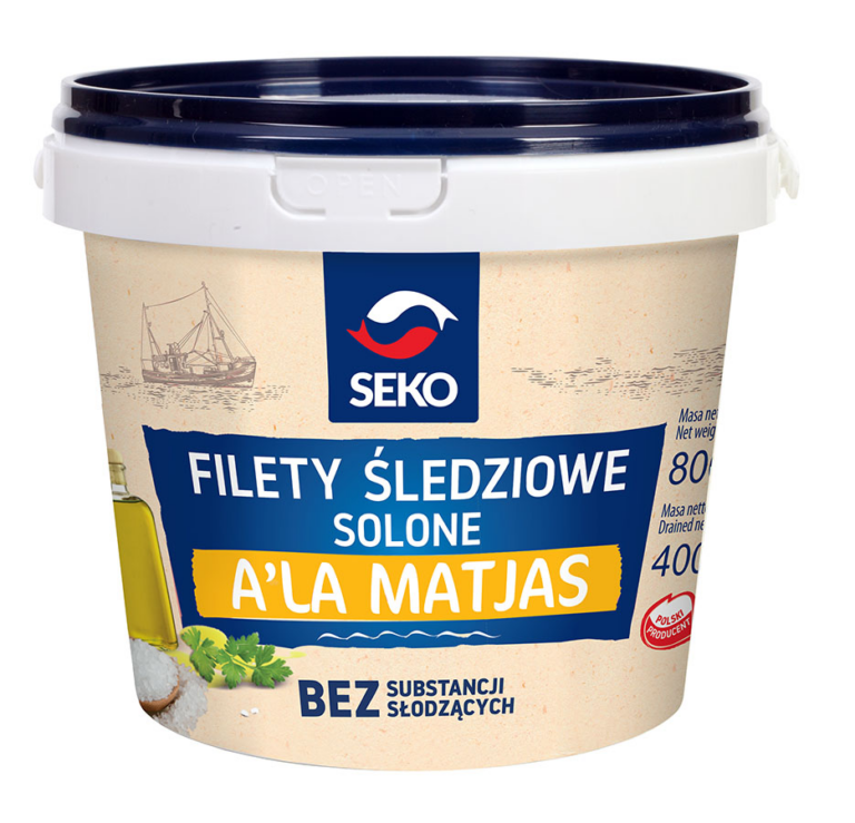 SEKO SALTED HERRING FILLETS IN MARINADE 400G/800G