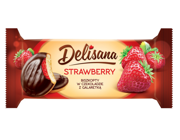 DELISANA JAFFA CAKES STRAWBERRY 135G