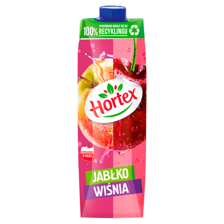 HORTEX NAPOJ 1L JABLKO-WISNIA