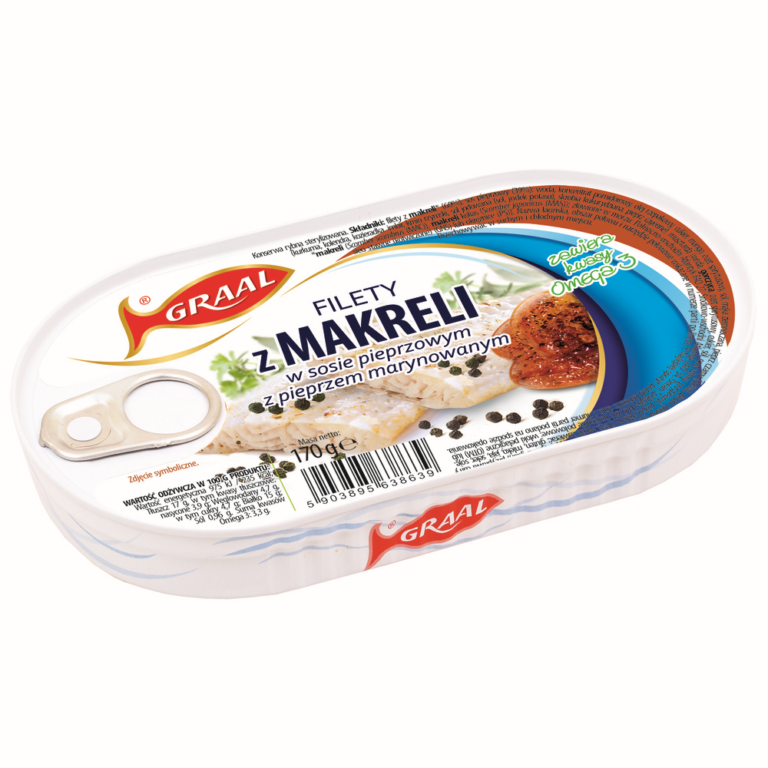 GRAAL 170G FILETY Z MAKRELI Z PIEPRZEM