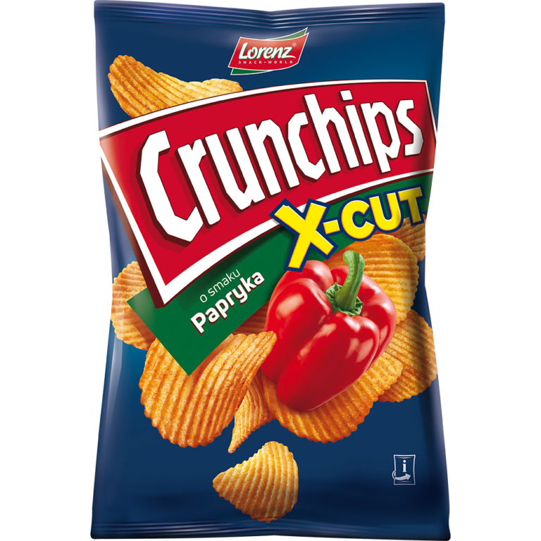LORENZ CRUNCHIPS X-CUT PEPPER 140G