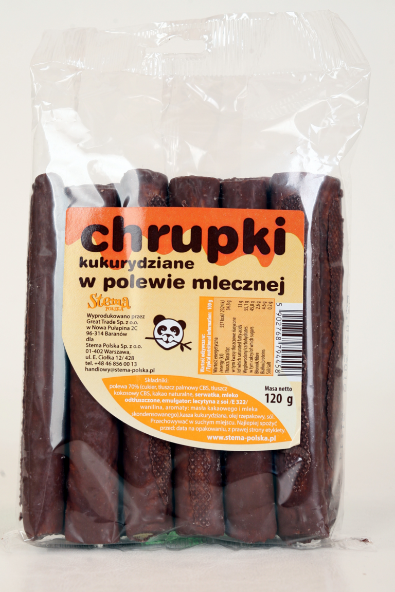 CHRUPKI W POLEWIE MLECZNEJ 120G STEMA