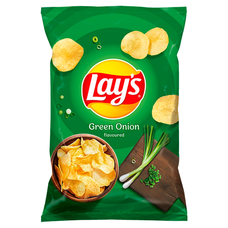 CHIPSY LAYS ZIELONA CEBULKA 130G