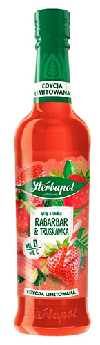 HERBAPOL SYRUP RHUBARB 420ML