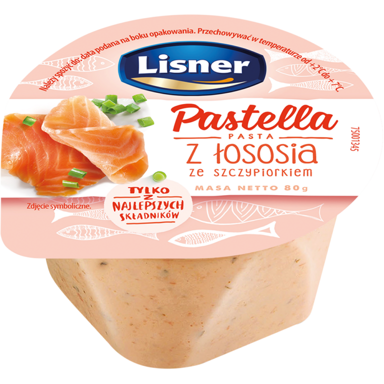 LISNER PASTELLA SALMON AND CHIVES PASTE  80G
