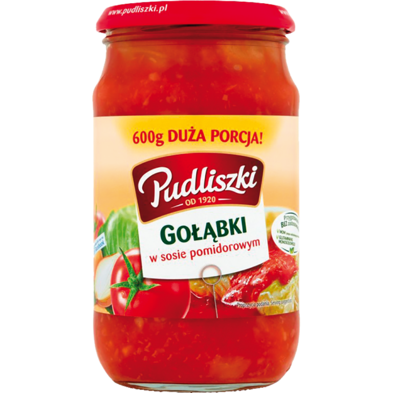 PUDLISZKI JAR 600G - PORK CABBAGES IN TOMATOES