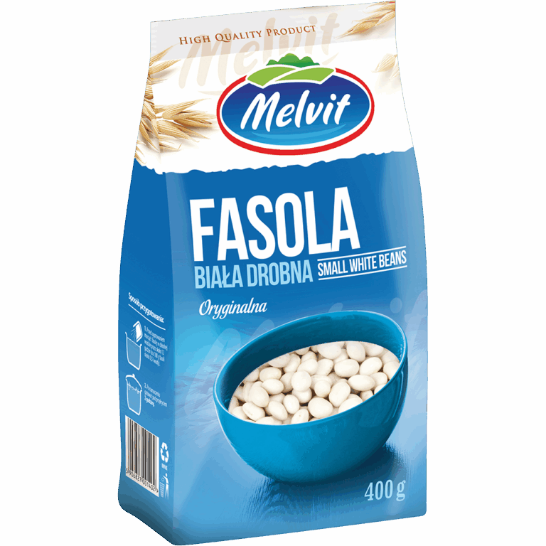MELVIT FASOLA BIALA DROBNA  400G