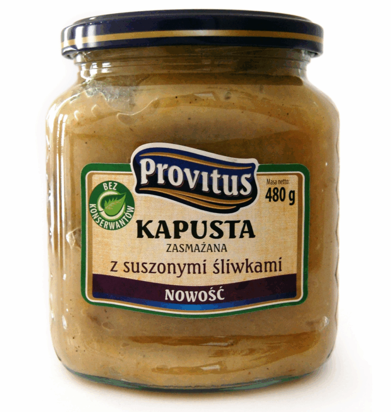 PROVITUS 520G - KAPUSTA ZASMARZANA Z SUSZONYMI SLIWKAMI