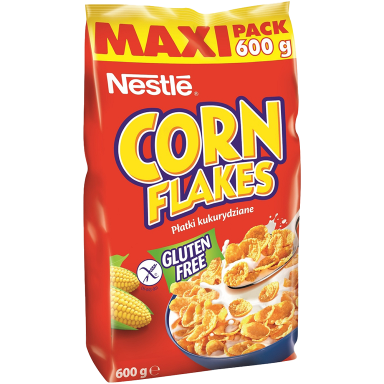 PACIFIC NESTLE CORN FLAKES BREAKFAST CEREALS 600G