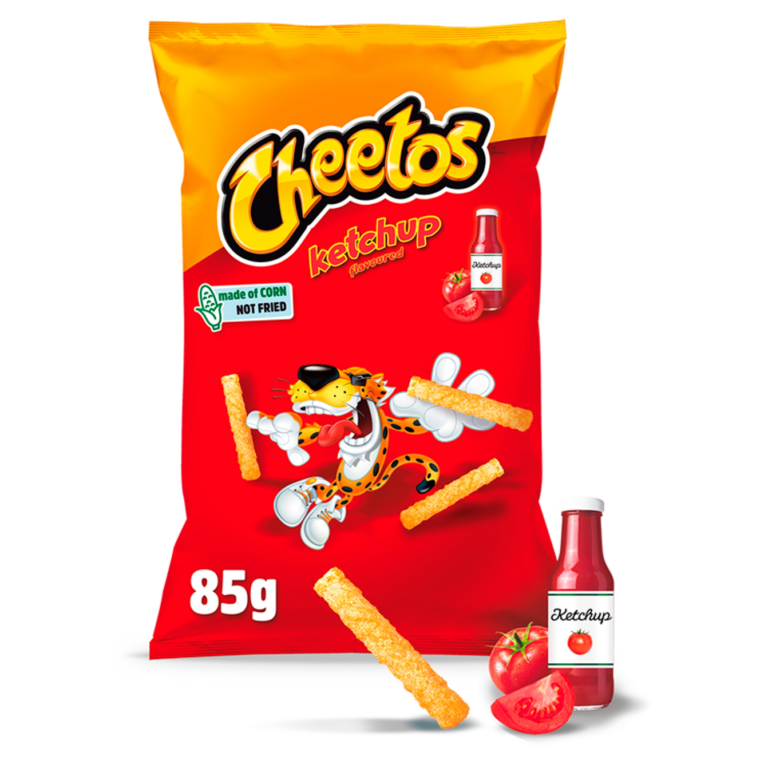 CHEETOS KETCHUP FLAVOUR CORN SNACKS 85G