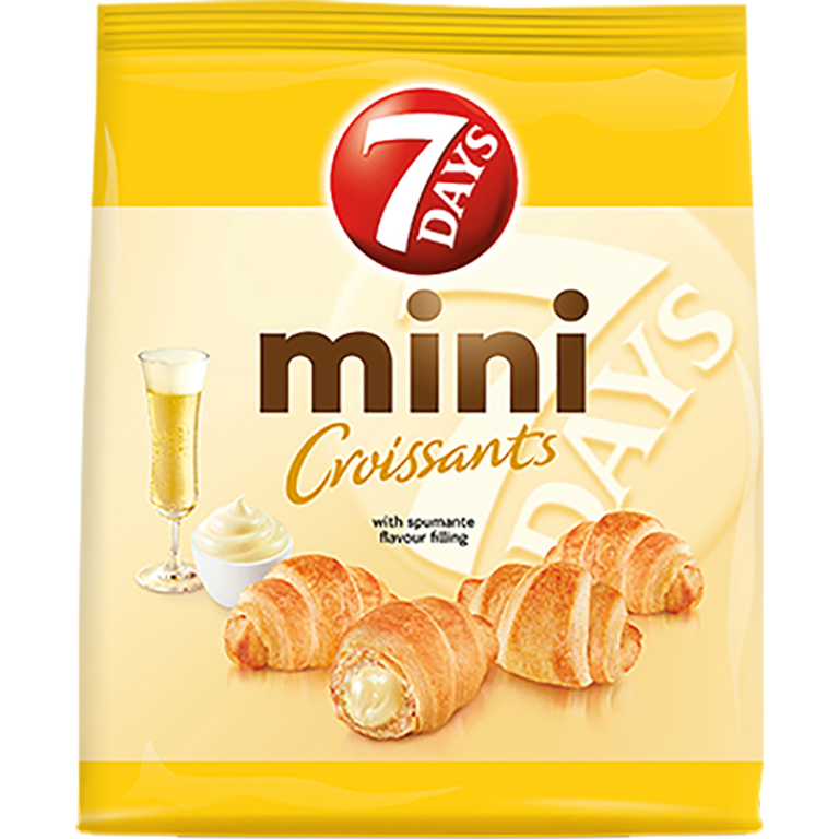MONDELEZ 7 DAYS MINI CROISSANT WITH SPUMANTE FLAVOUR FILLING