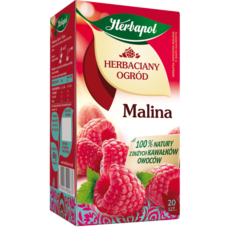 HERBAPOL RASPBERRY FRUIT HERBAL TEA 20*3G