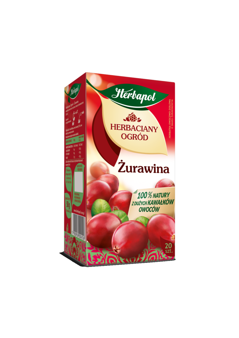 HERBAPOL HERBACIANY OGROD CRANBERRY FRUIT HERBAL TEA 20*2,5G