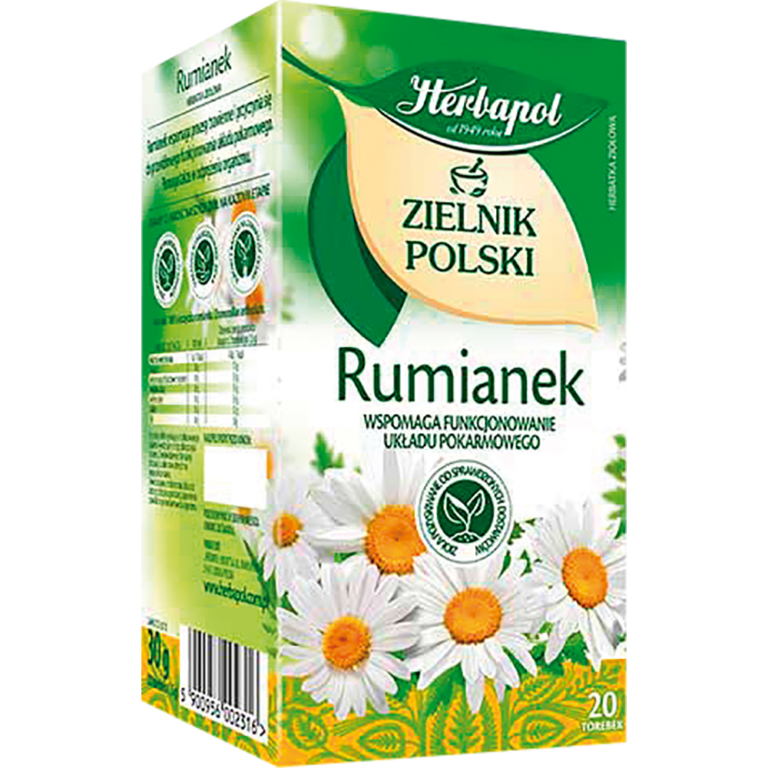 HERBAPOL ZIELNIK POLSKI CAMOMILE HERBAL TEA 20*1,5G