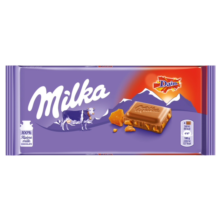 MILKA CHOCOLATE DAIIM 100G