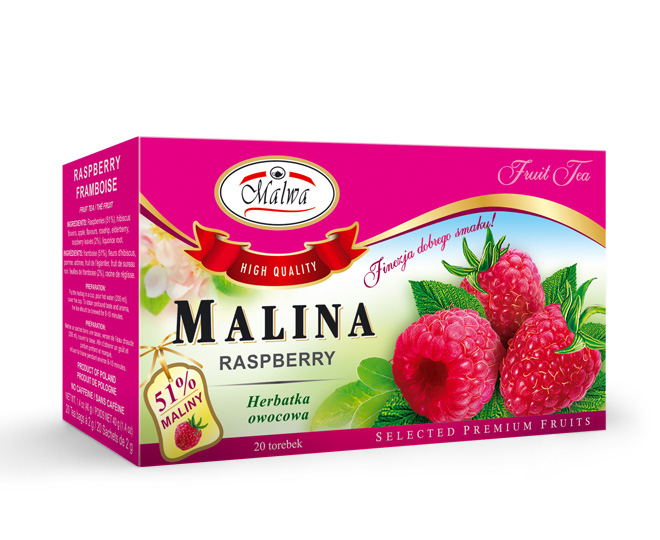 MALWA RASPBERRY FRUIT TEA 20*2G