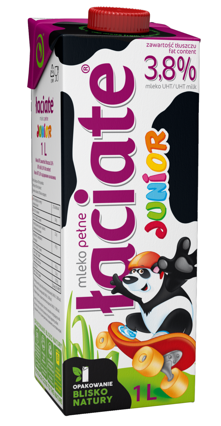 MLEKPOL LACIATE JUNIOR UHT MILK 3,8% FAT 1L