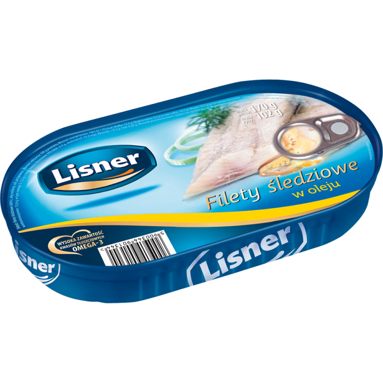LISNER 170G FILET SLEDZIOWE W OLEJU