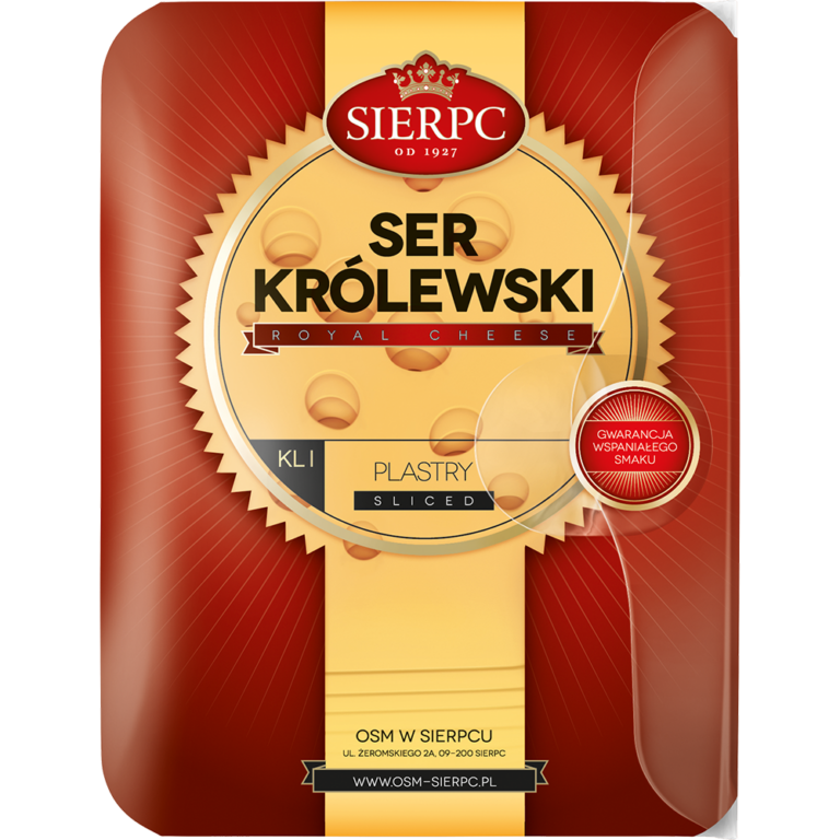 SIERPC KROLEWSKI CHEESE SLICES 135G