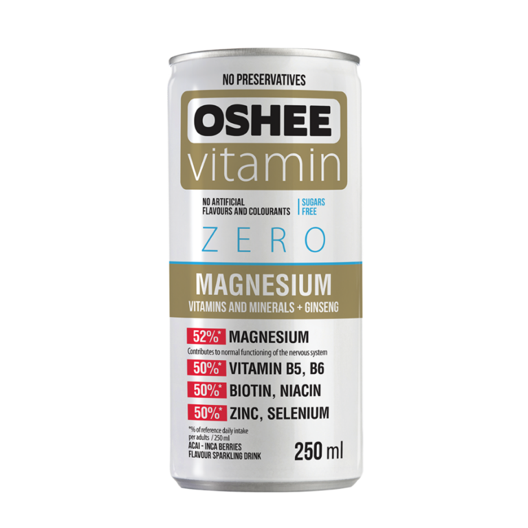 OSHEE NAPOJ WITAMINY ENERGY MAGNEZ  I MINERALY ZERO CUKRU 250ML