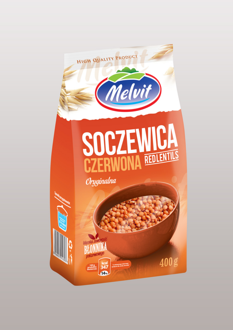 MELVIT RED LENTILS 400G