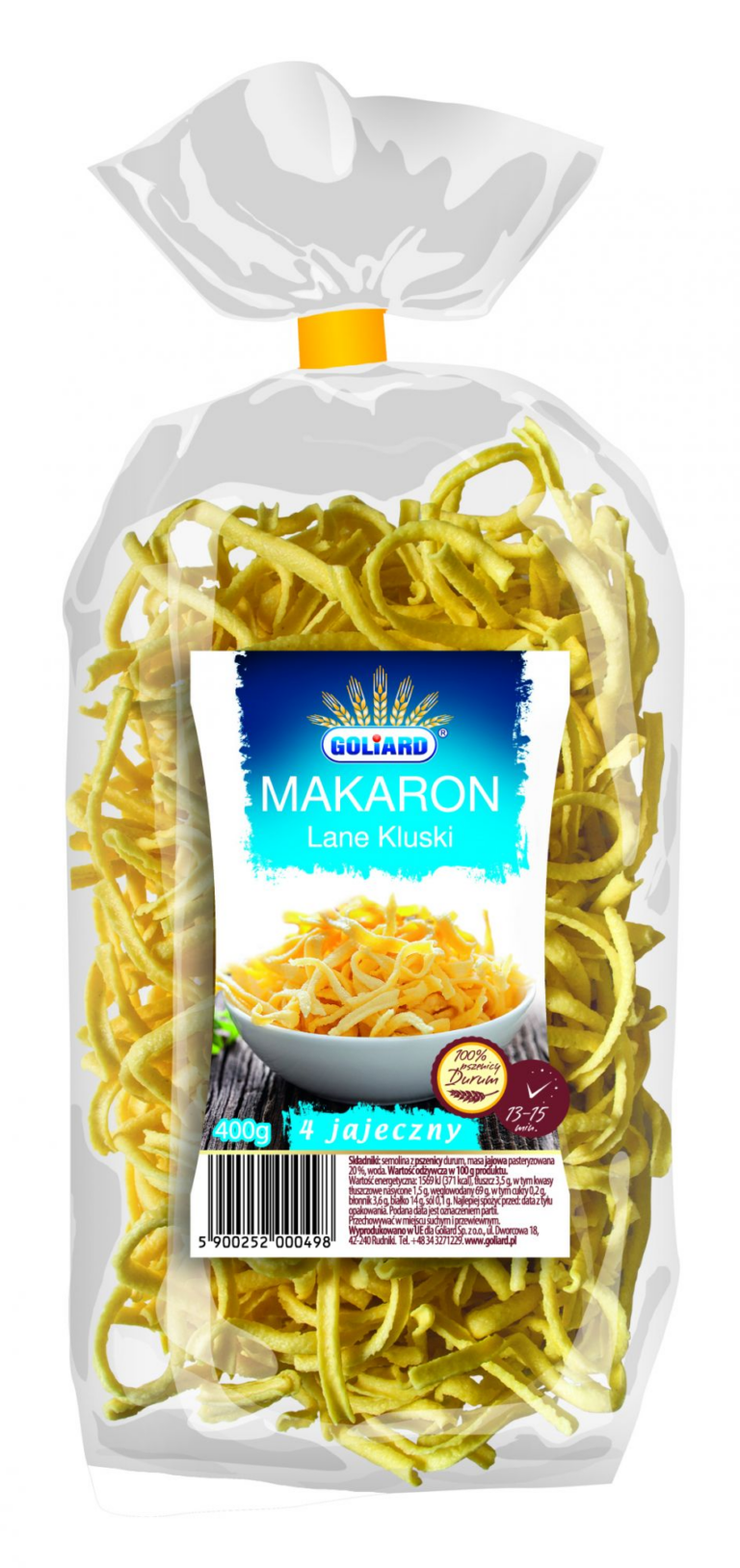 GOLIARD NOODLES 4 EGG PASTA 400G