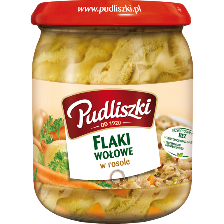 PUDLISZKI BEEF TRIPE IN BROTH 500G
