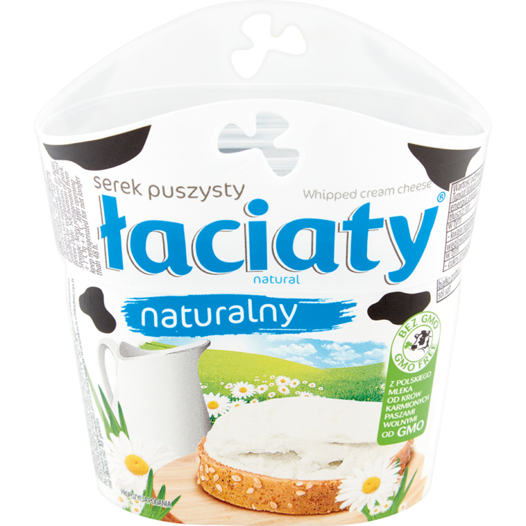MLEKPOL LACIATY NATURAL WHIPPED CREAM CHEESE 150G
