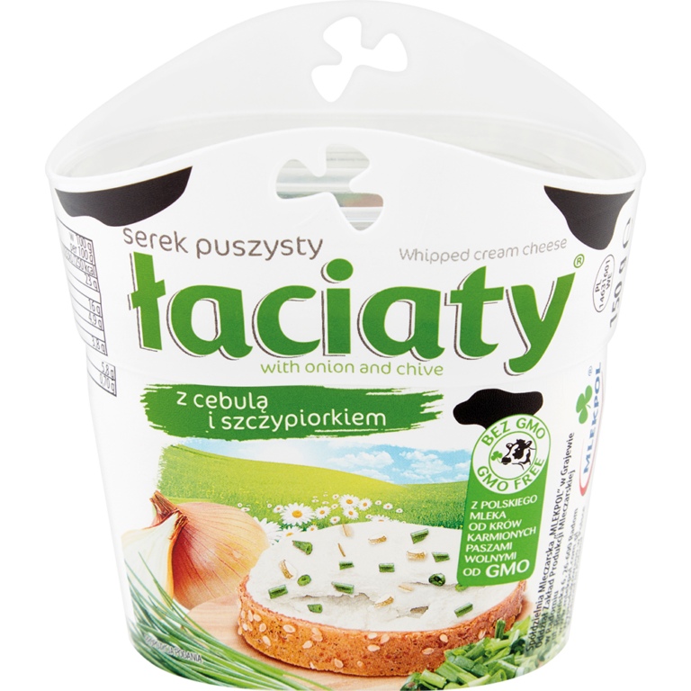 SEREK MLEKPOL PUSZYSTY LACIATY Z CEBULA I SZCZYPIORKIEM 150G