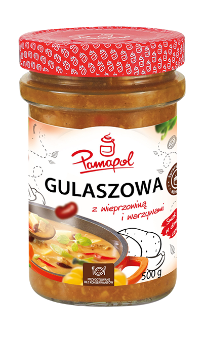 PAMAPOL GOULASH SOUP WITH PORK AND VEGETABLES 500G