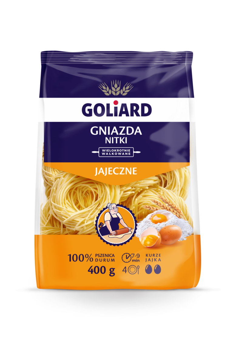 MAKARON GOLIARD 400G GNIAZDA NITKI