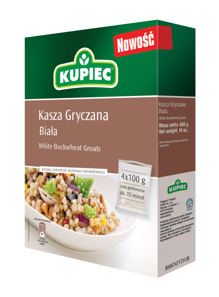KUPIEC KASZA GRYCZANA BIALA