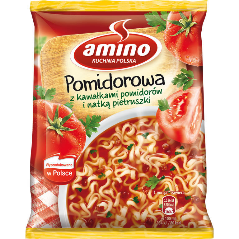 AMINO TOMATO FLAVOUR NOODLE INSTANT SOUP 60G