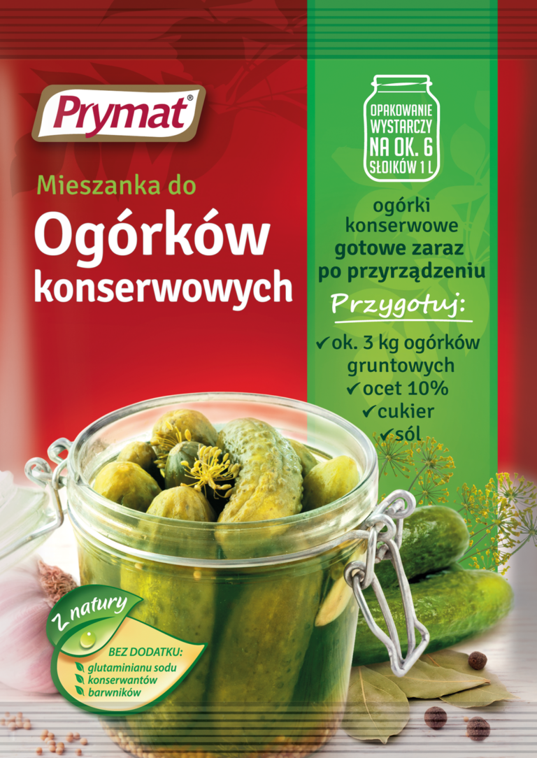 PRZYPRAWY DO OGORKOW KONSERWOWYCH PRYMAT 40G