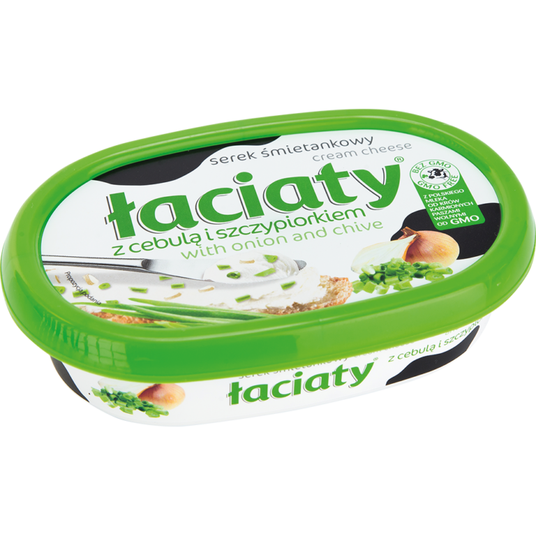 MLEKPOL LACIATY CREAM CHEESE WITH ONION AND CHIVES 135G