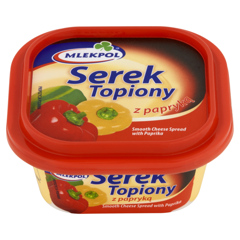 MLEKPOL PROCESSED CHEESE WITH PAPRIKA 100G