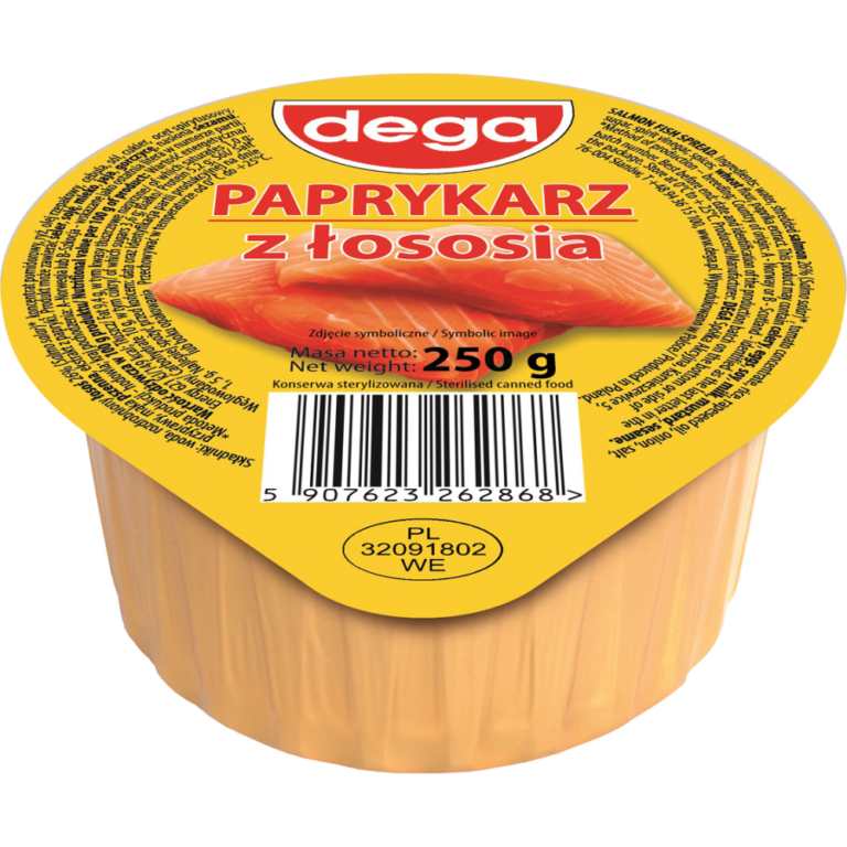 PAPRYKARZ Z LOSOSIA 250G DEGA