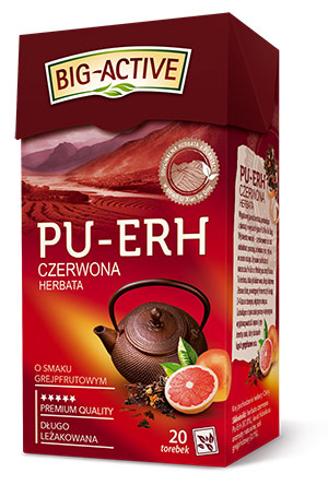 HERBATA HERBAPOL PU-ERH GREJPFRUT BIG-ACTIVE 20*1,8G