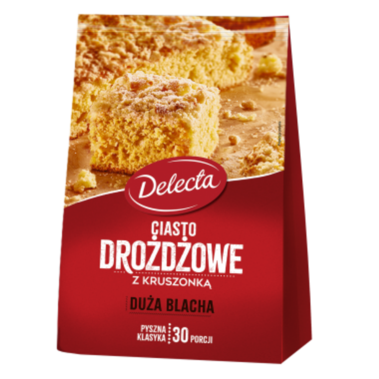 CIASTO DELECTA DUZA BLACHA DROZDZOWE 600G