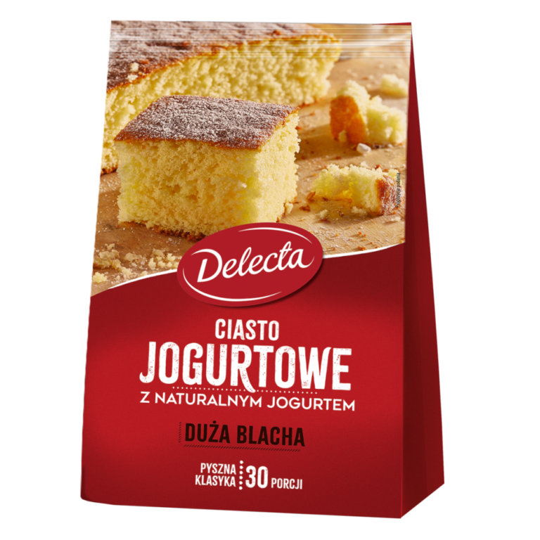 DELECTA DUZA BLACHA YOGHURT POWDERED CAKE 640G