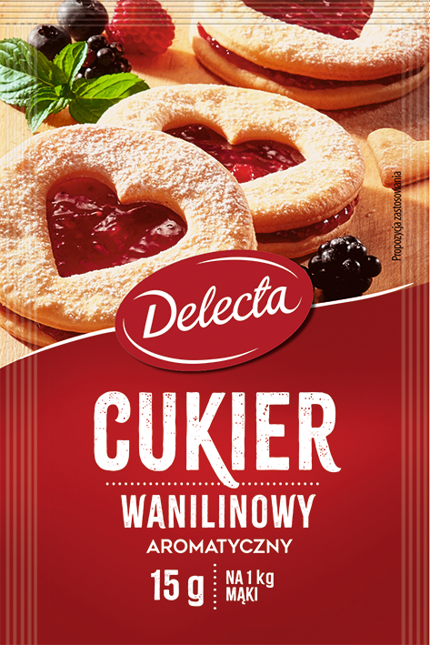 DELECTA VANILLIN SUGAR WITH NATURAL VANILLA EXTRACT 16G