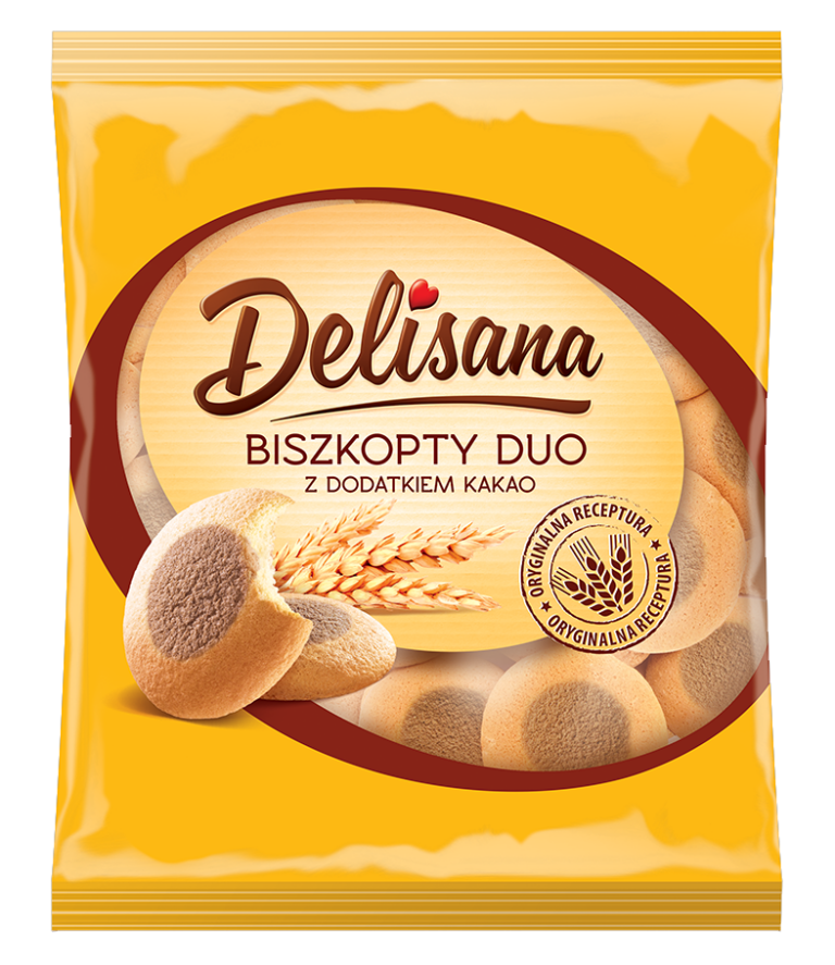 DELICPOL DELISANA DUO BISCUITS WITH COCOA 230G