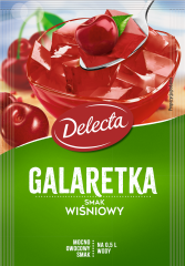 DELECTA FALVOURED JELLY CHERRY 70G