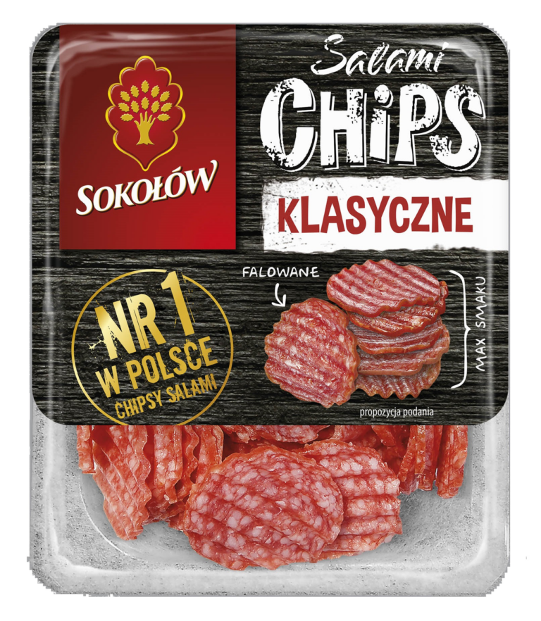 SALAMI CHIPS KLASYCZNE 80G SOKOLOW