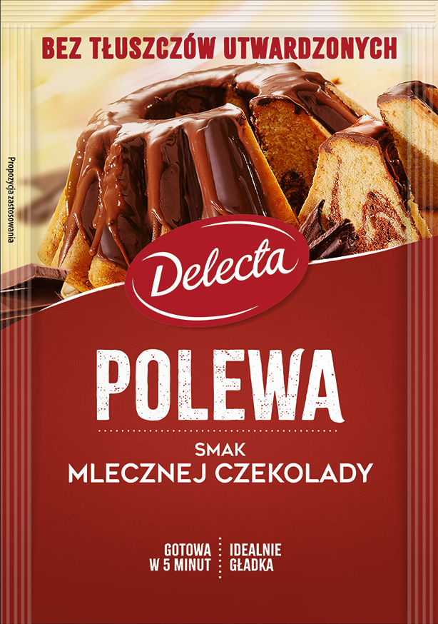 DELECTA MILK CHOCOLATE FLAVOUR GLAZE 100G