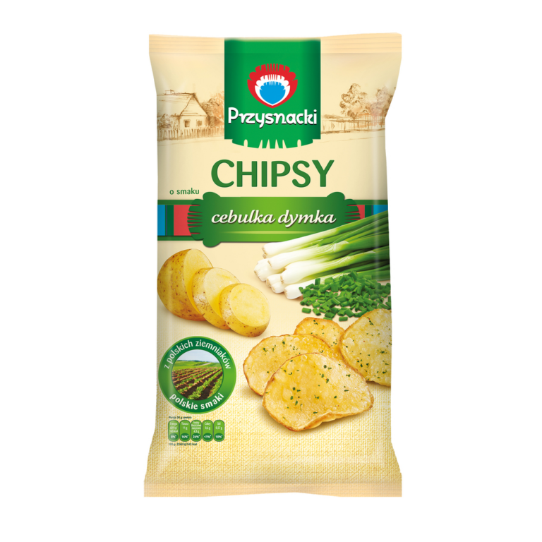CHIPSY PRZYSNACKI CEBULKA DYMKA 135G