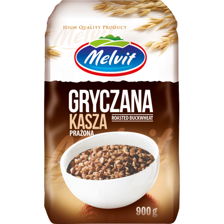 KASZA GRYCZANA PRAZONA 900G MELVIT