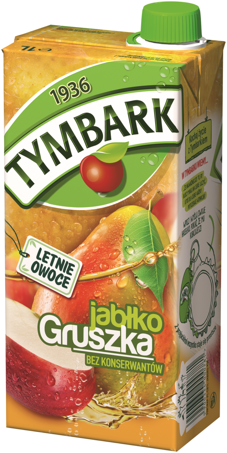 TYMBARK APPLE PEAR DRINK 1L CART