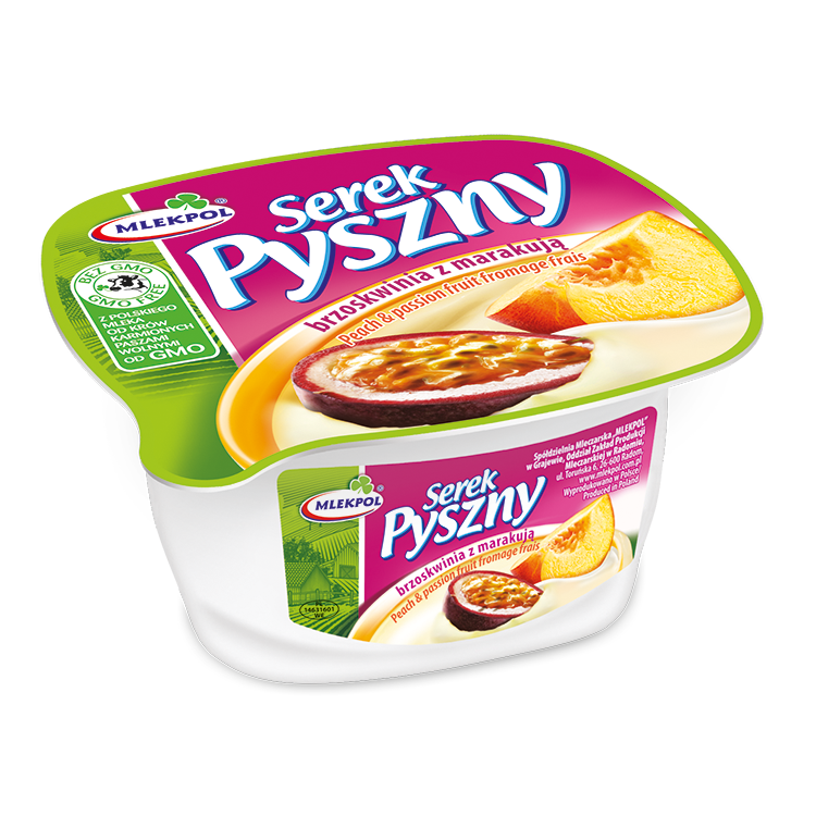 MLEKPOL PYSZNY PEACH FROMAGE FRAIS 140G